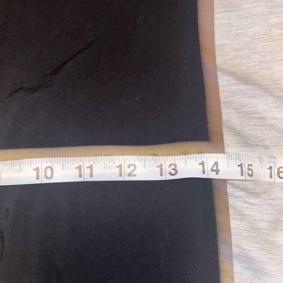 Theory Black Button Down Long Sleeve Collared Peplum Preppy Shirt Dress Size 0 - Picture 9 of 10